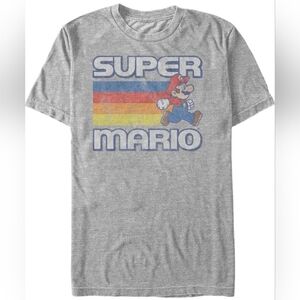 Nintendo Official Licensed Men's Mario Running Retro Tee Shirt. New!